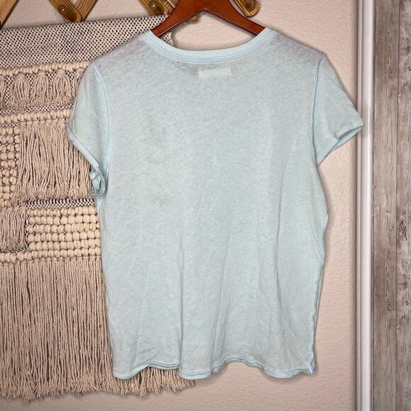 We the free free people fruit medley sky blue pineapple tee - Picture 3 of 6